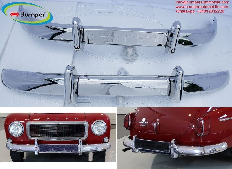 Volvo PV 544 Euro bumper (1958-1965) stainless steel  (Volvo PV 544 Eu,Yong Peng,Cars,Spare Parts